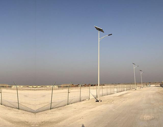 Solar LED street light pole technical requirements